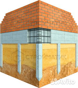 Фундаменты на забивных жб сваях - любые строения