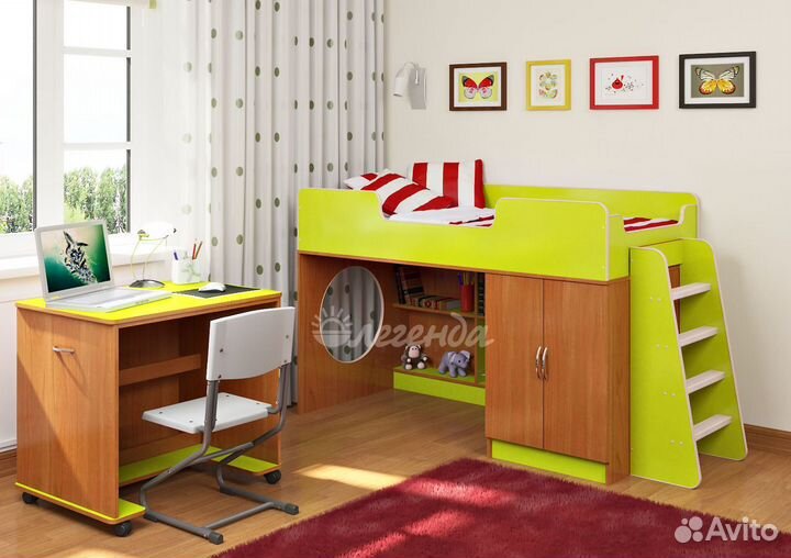 Кровать чердак Легенда 2.2