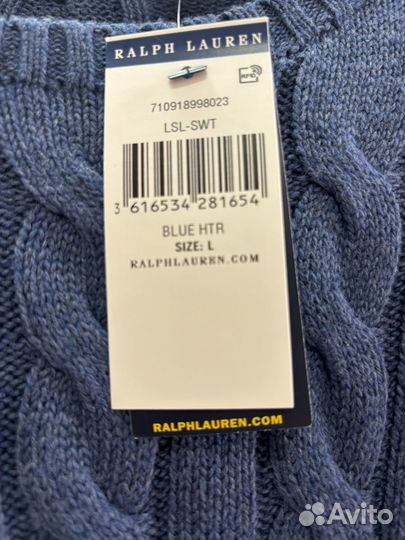 Свитер Polo Ralph Lauren размер хлопок L