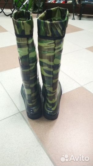 Сапоги силикон камуфляж