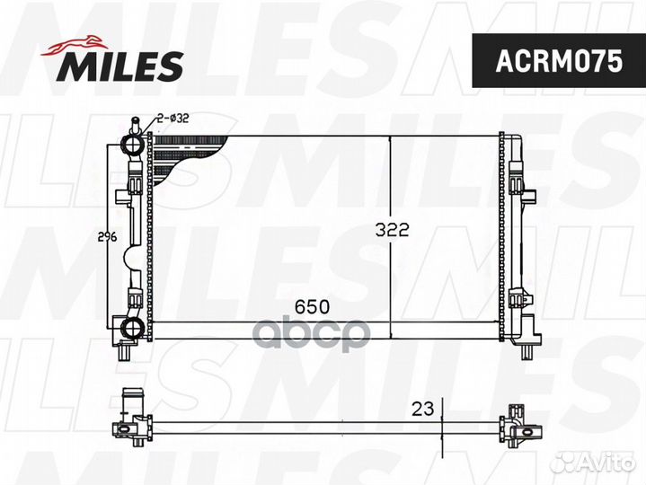 Радиатор VAG polo 10/ fabia 10/roomster 06- a