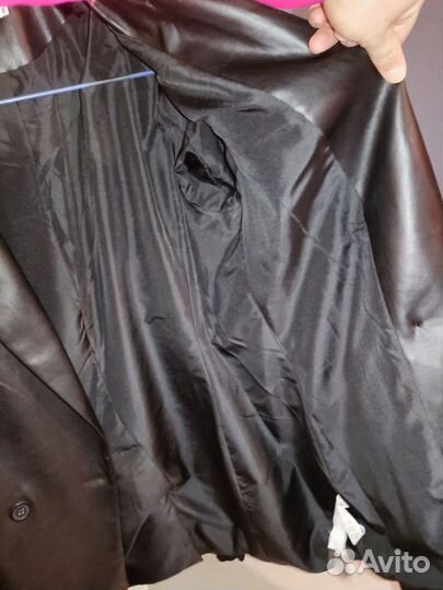 Пиджак женский экокожа zarina