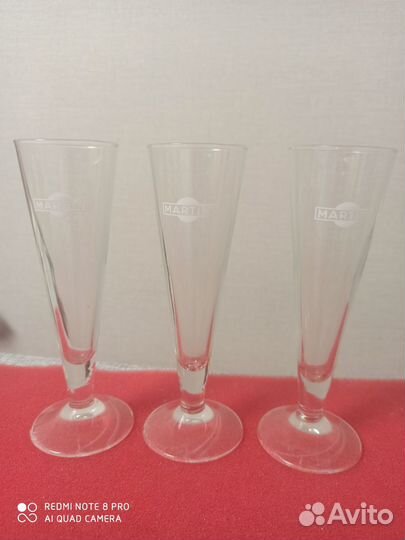 Бокалы фужеры рюмки