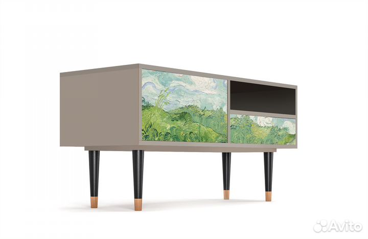 Тв-тумба T3 - Сатин - Green Wheat Fields