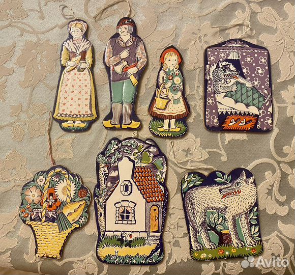 Винтажный набор игрушек