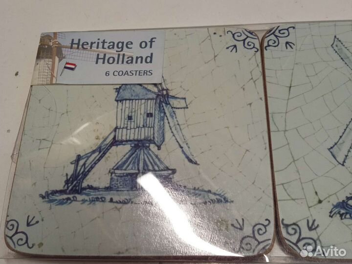 Подарочный набор пробковых подставок