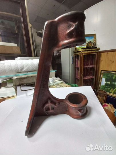 Флагшток флагодержатель чугун СССР серп и молот