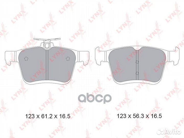 Колодки тормозные дисковые зад audi A3 1.2T
