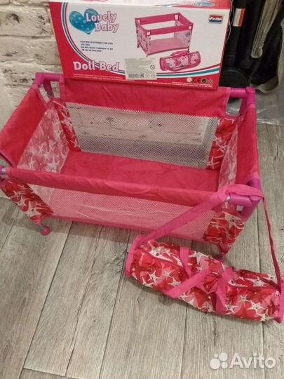 Манеж для кукол в сумке. Новый