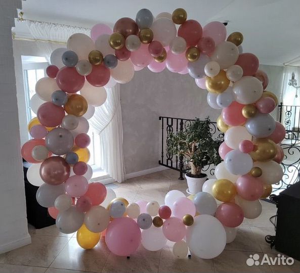 Оформление воздушными шарами
