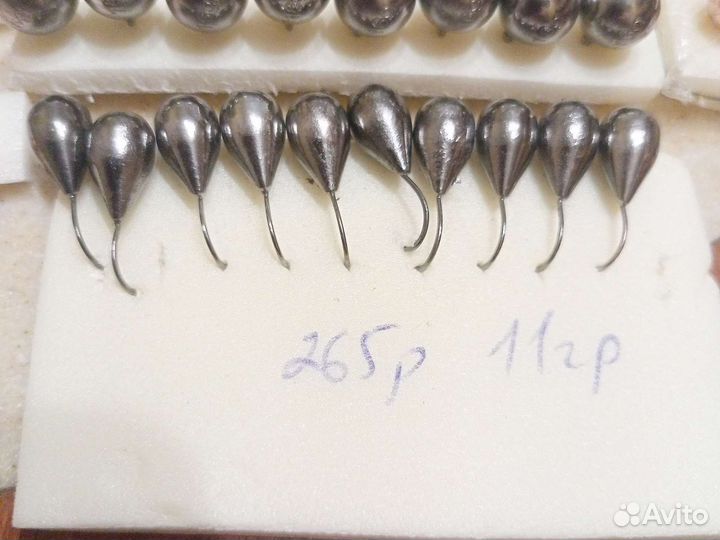 Мормышки вольфрамовые 10шт