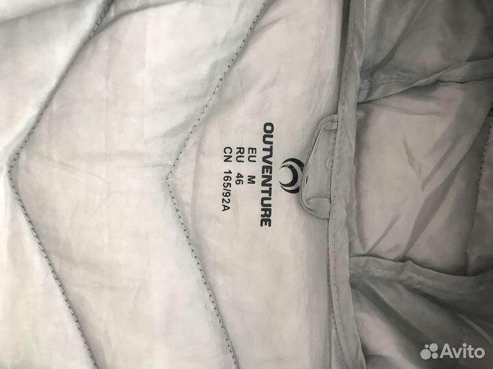 Тонкий пуховик