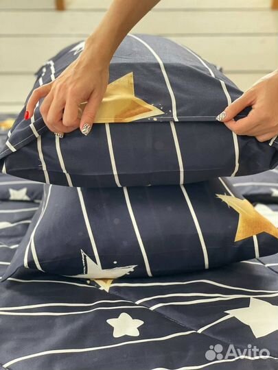 Белье постельное с готовым одеялом