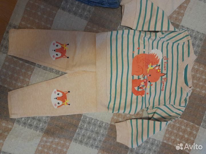 Вещи пакетом для девочки 80 рост