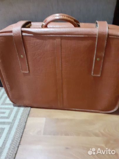 Кожаный чемодан СССР