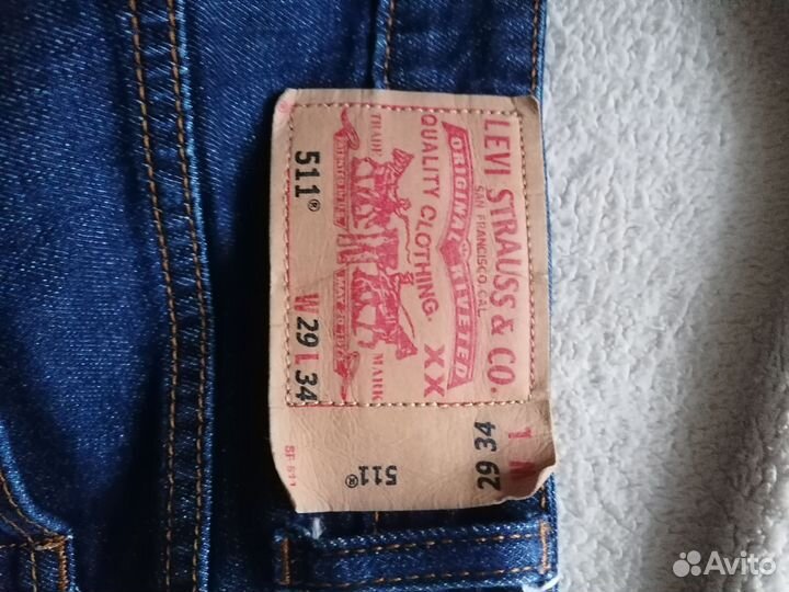 Джинсы levis 511 оригинал