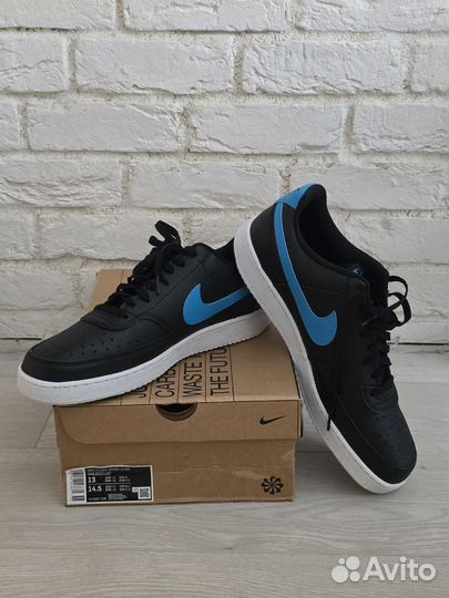 Кеды Nike Court vision, черные, US 13, EUR 47.5