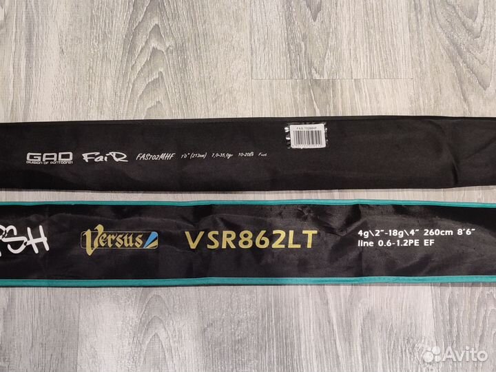 Спиннинг Crazy Fish Versus и Gad Fair