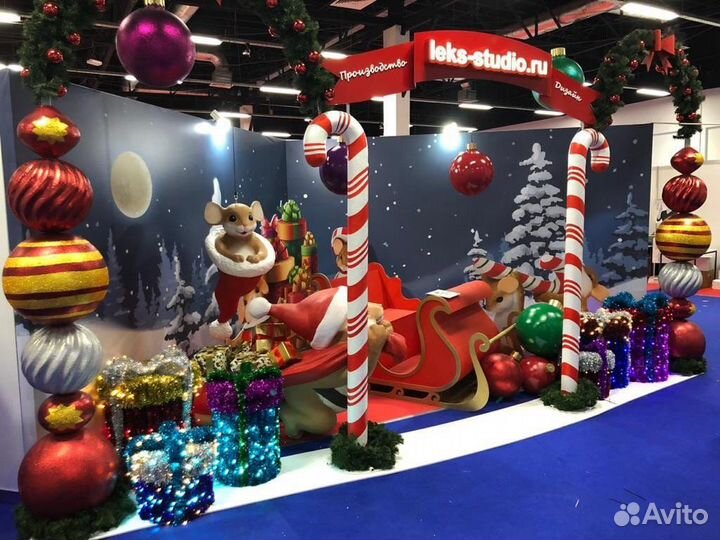 Шары новогодние для оформления с выставки