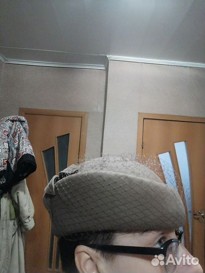 Шляпка с вуалью