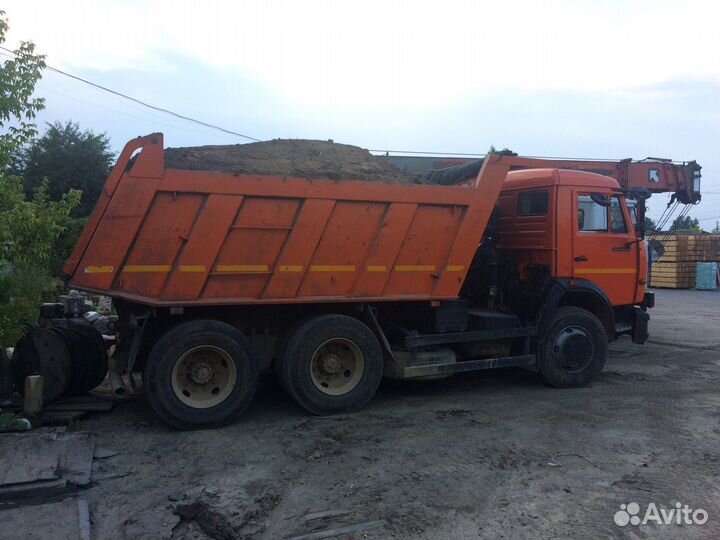 Вывоз грунта самосвалами