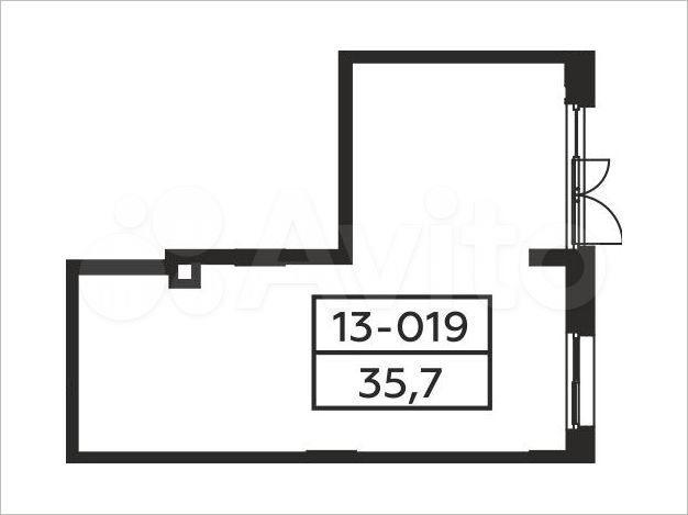 Аренда торговое помещение площадью 35.7 кв.м