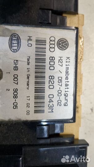 Переключатель отопителя Audi A4 (B5), 2000