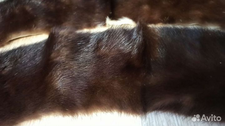 Воротник норковый советский 2 шт