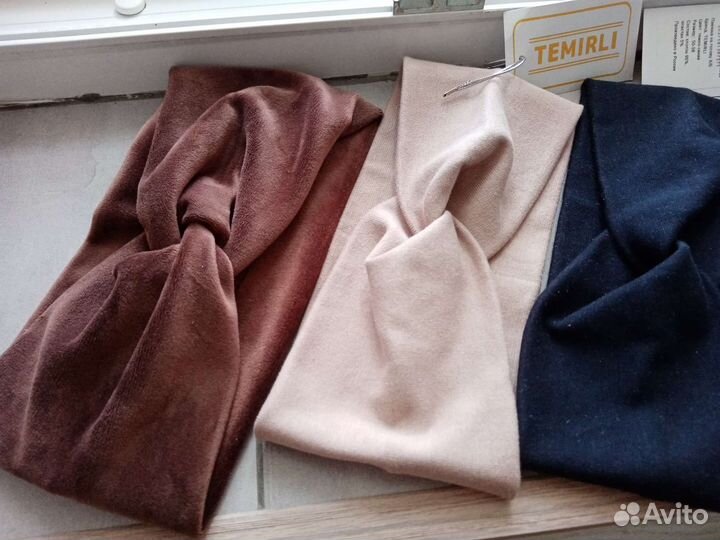 Велюровые повязки на голову