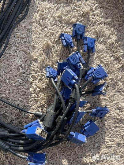 Кабели SATA, IDE, VGA и переходники на ps2 / usb