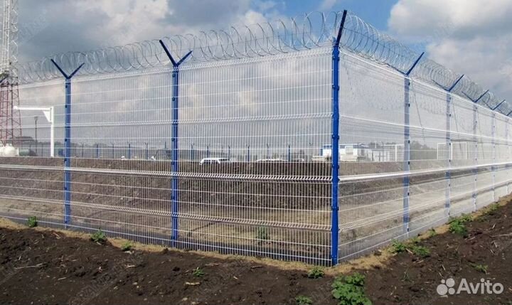 Забор из 3D сетки 40 метров