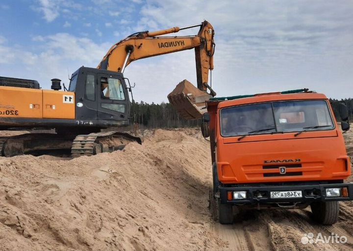 Песок доставка Камаз Евро