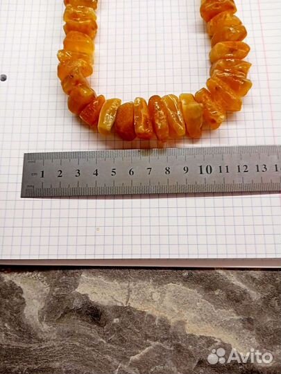 Янтарные бусы Винтаж