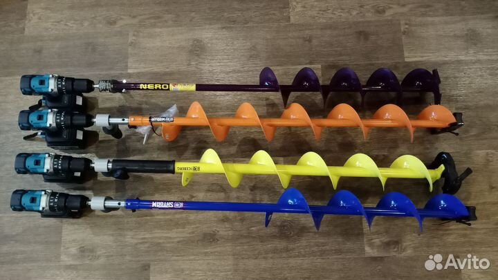 Шуруповерт с ледобуром для зимней рыбалки