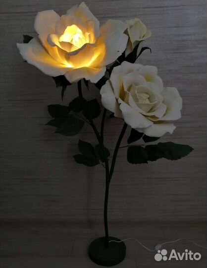 Ростовой светильник торшер Кустовая Роза