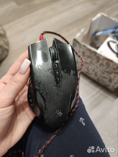 Игровая проводная мышь A4Tech Bloody V5 черная