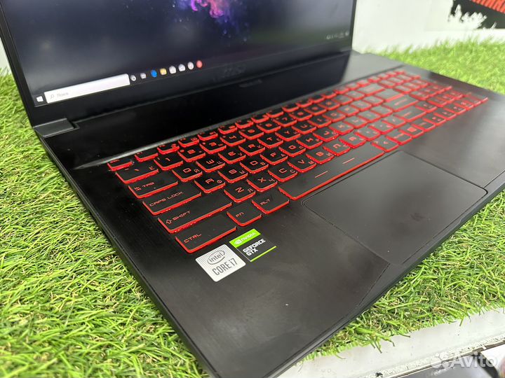 Пушка MSI Thin 17.3 i7 GTX1650 16 ram ssd+hdd