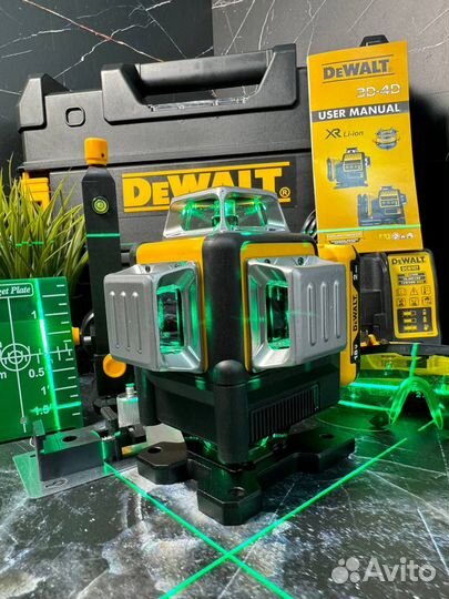 Лазерный уровень dewalt 4D 16 линий