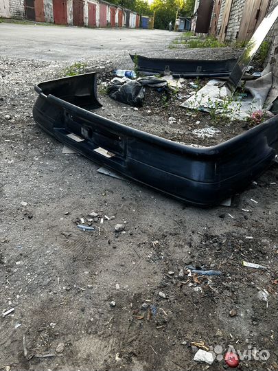 Задний бампер ваз 2115 черный