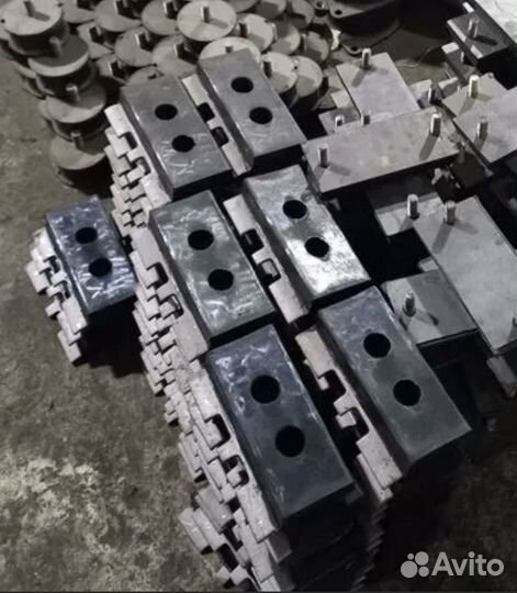 Обрезинивание траков Bomag BF 222/223c