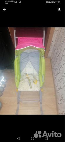 Детские санки коляска бу