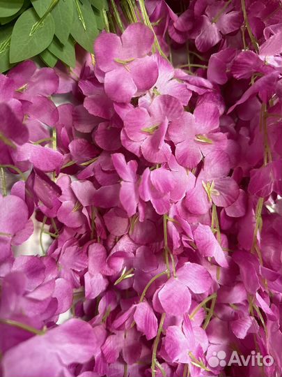 Веточки глицинии искусственной