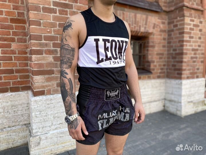 Шорты для тайского бокса flamma Basic Black