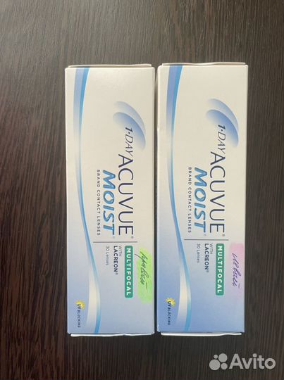 Линзы 1 day acuvue moist multifokal