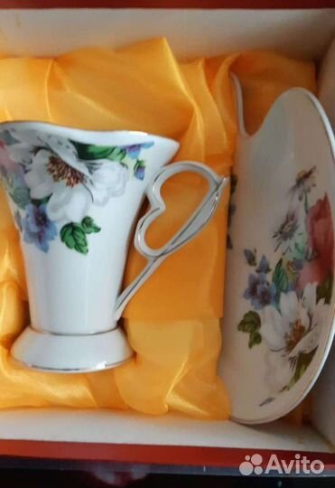 Маленькие розеточки, чайная пара, лимонница