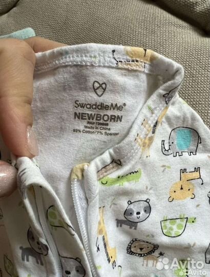 Пеленка- кокон swaddleme 2 шт