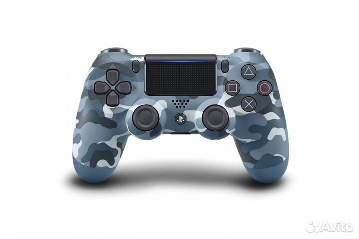PS4 джойстик DualShock 4 V2 Blue Camouflage, новый