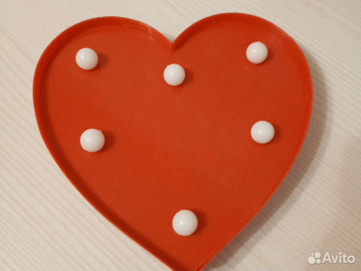 Лампа сердце