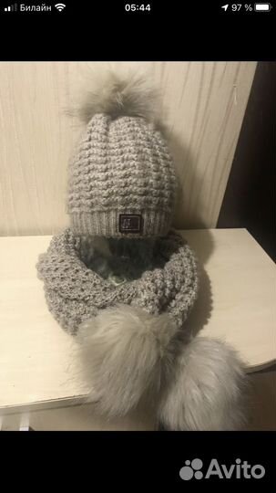 Комплект шапка и шарф