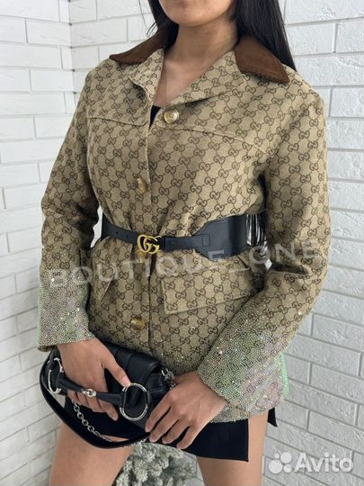 Жакет gucci со стразами